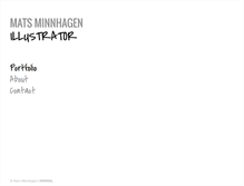 Tablet Screenshot of minnhagen.com